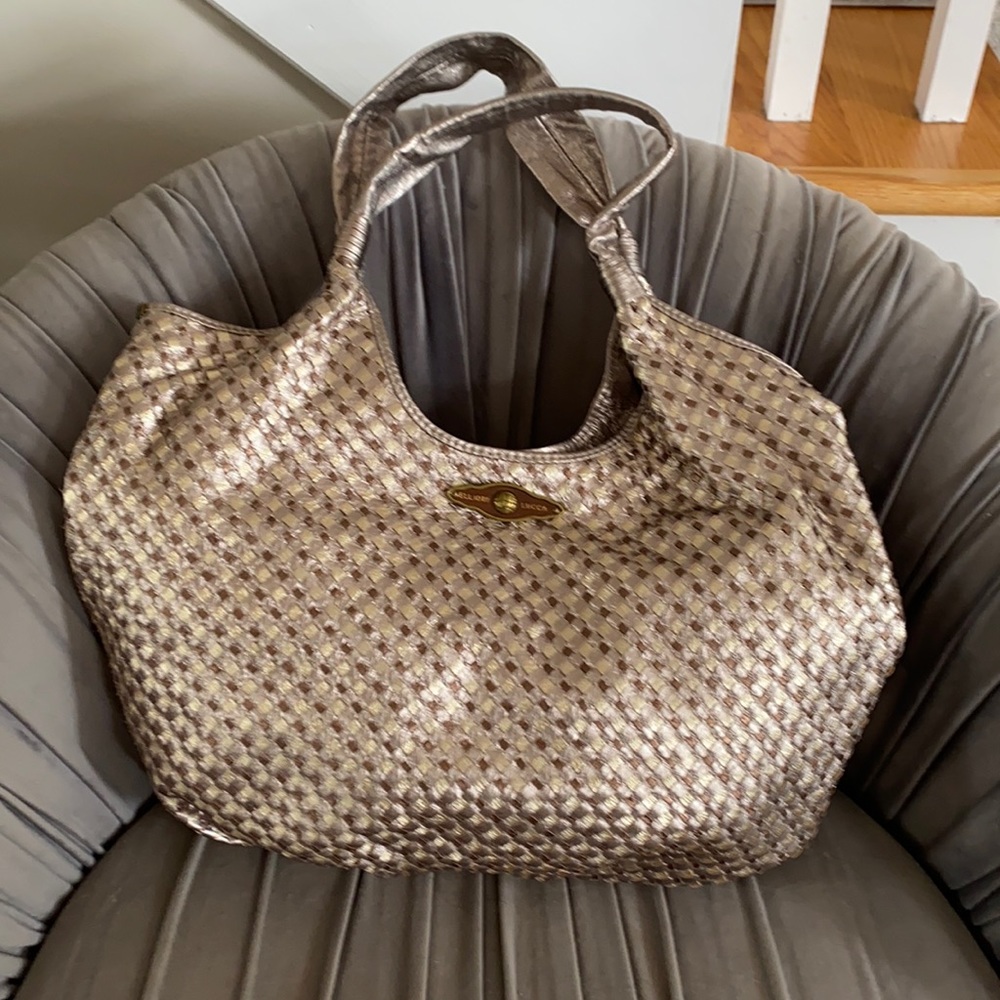 Elliott Lucca NWOT Metallic Shoulder Bag